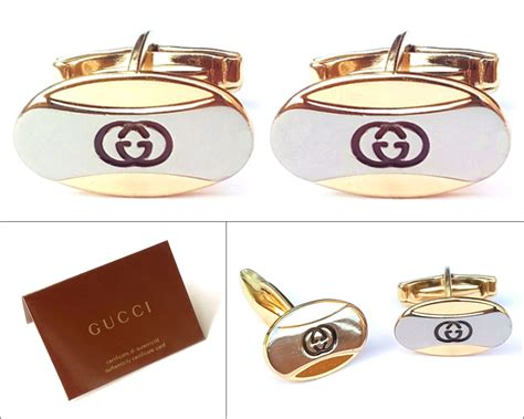 cuff links gucci|which luxury brands make cufflinks.